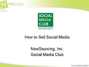 Presentation on selling social media
