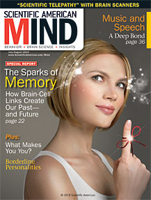 Scientific American Mind Cover