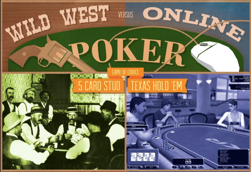 Poker: The Wild West vs. Online