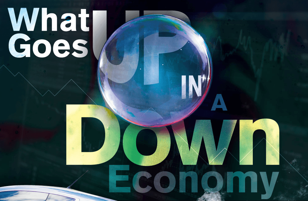 What Goes Up In A Down Economy?